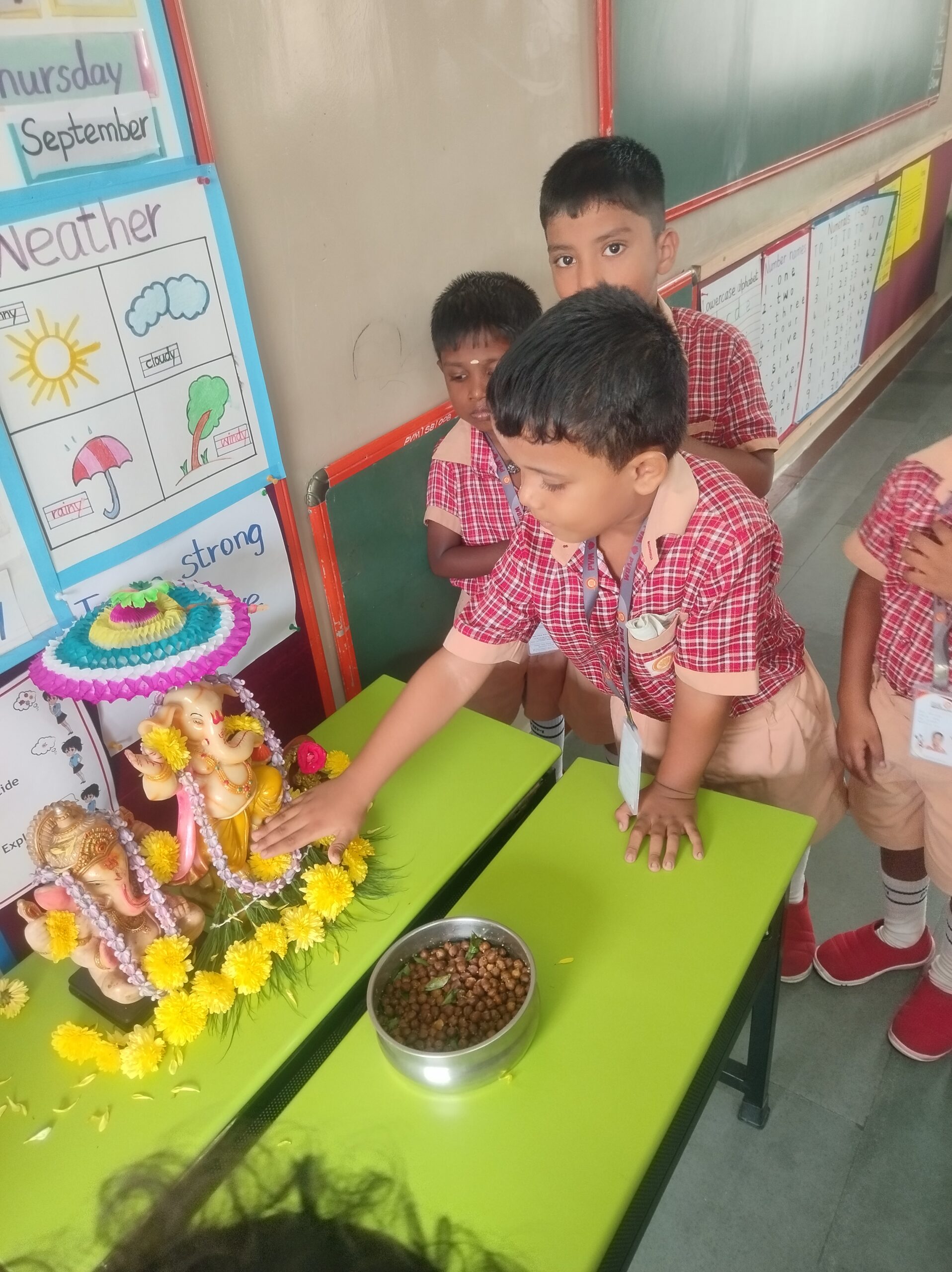 A little devotee, seeking lord Ganesha’s blessings for love, wisdom, and happiness.