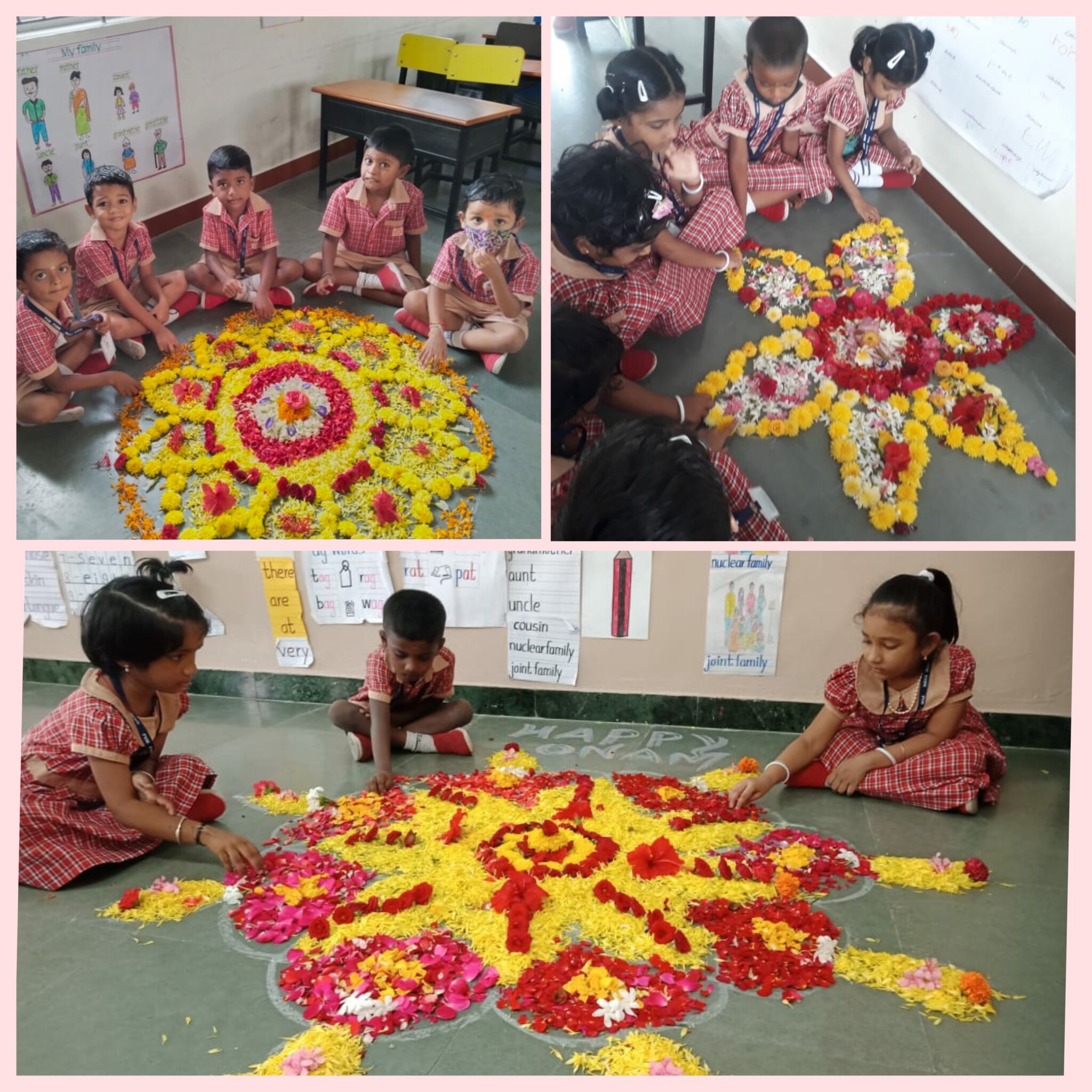 Essence of Onam - It's time for colourful pookolam