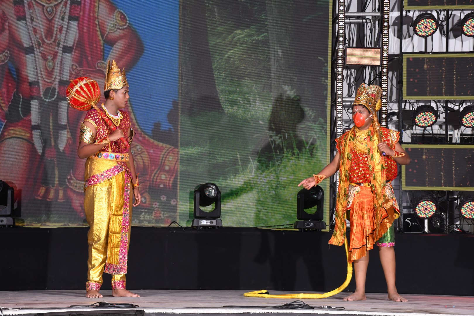 Hanuman embodies wisdom through action.