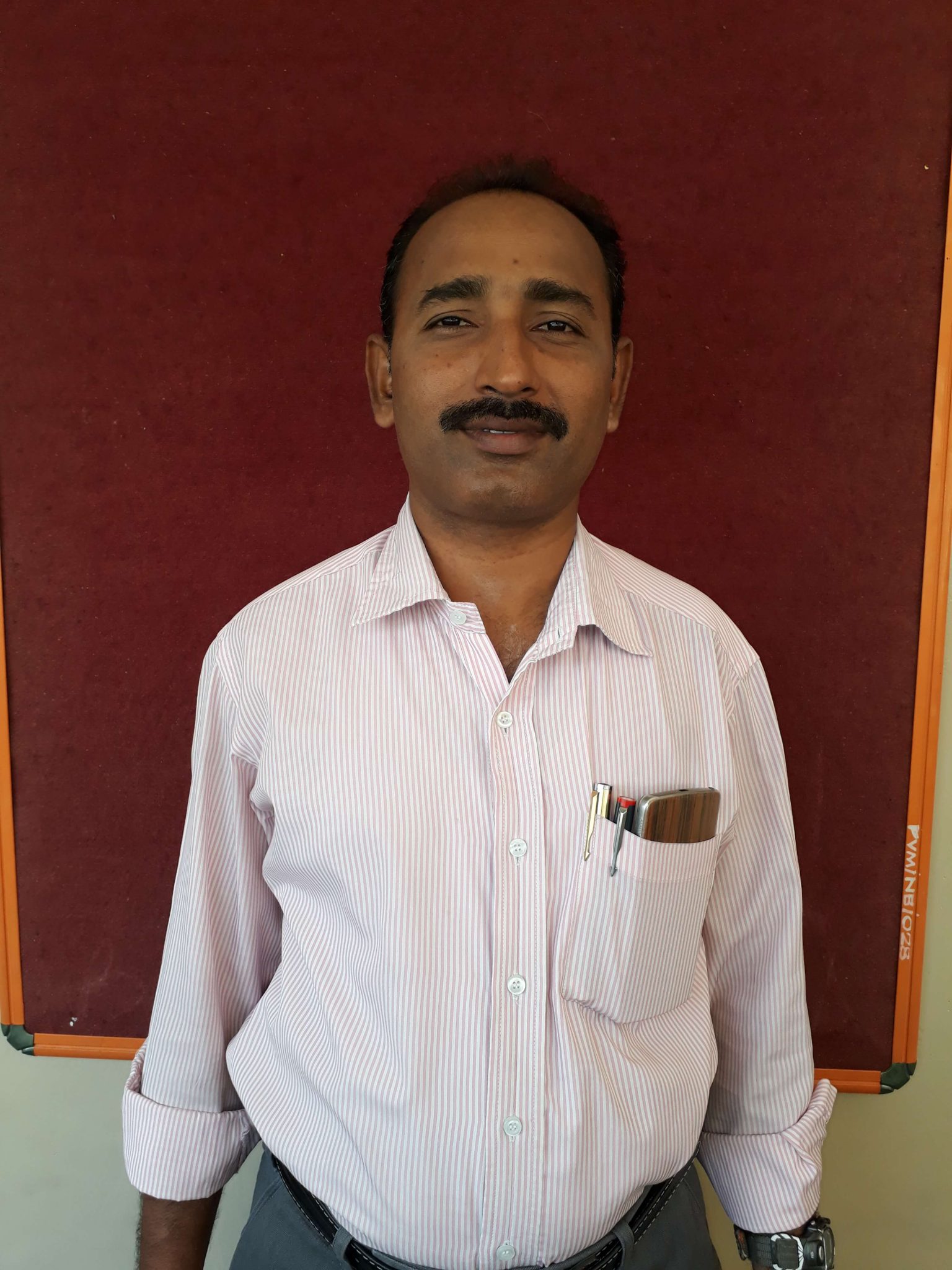 Mr. Murugesan M.Sc., M.Ed Chemistry department