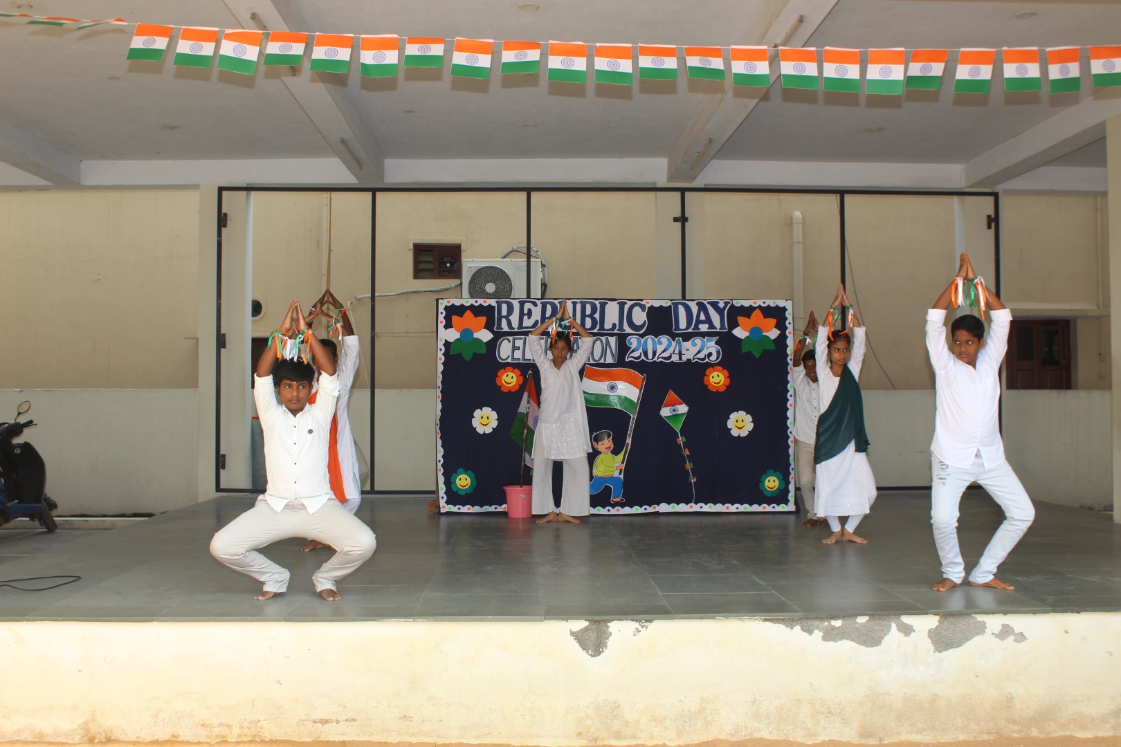Students beautifully showcase their talent through dance performances.