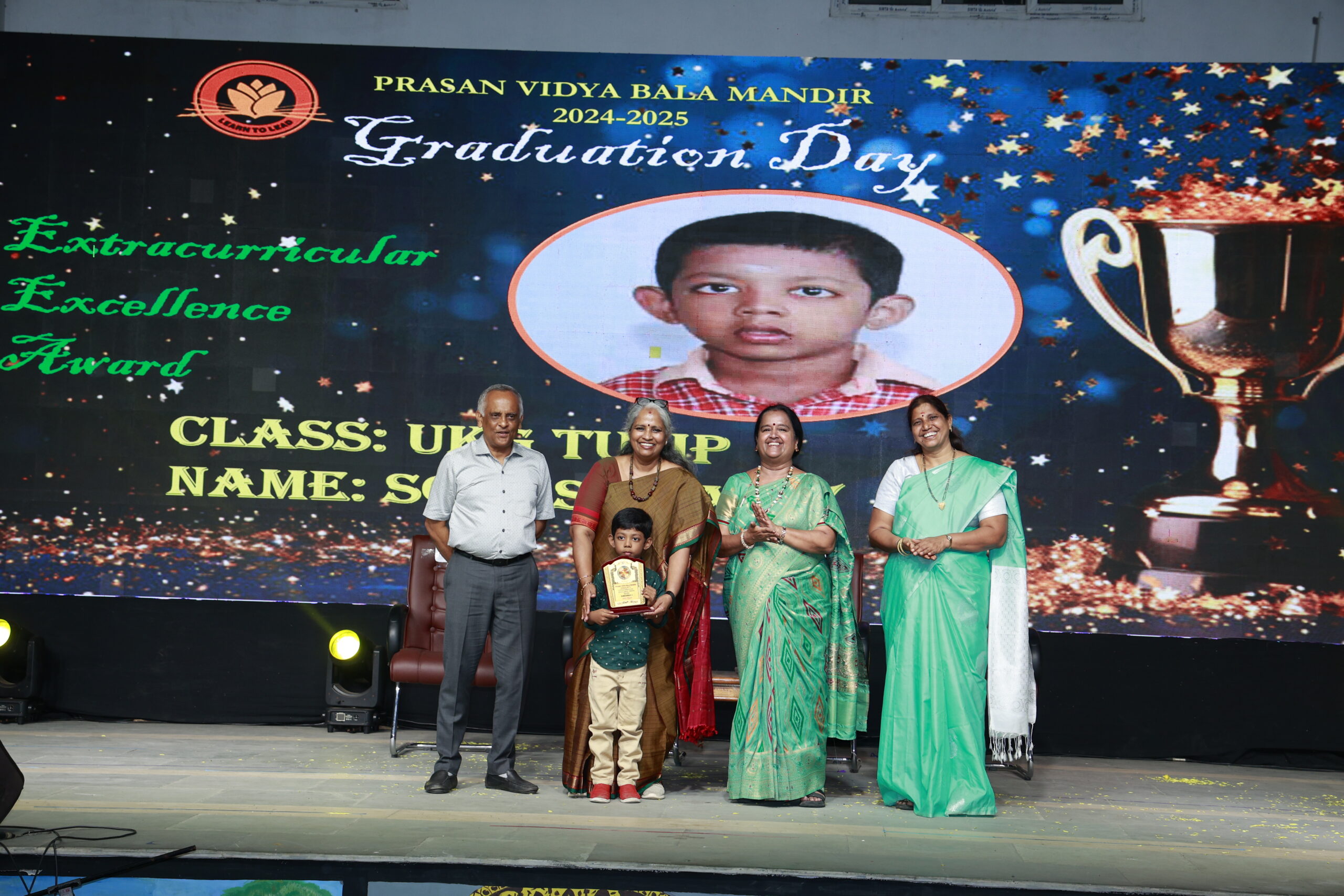 Winning an award is always a precious moment.