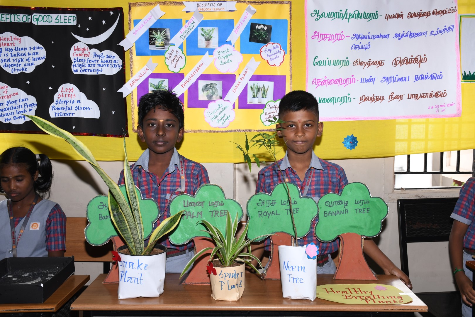 Young minds work on healthy planet