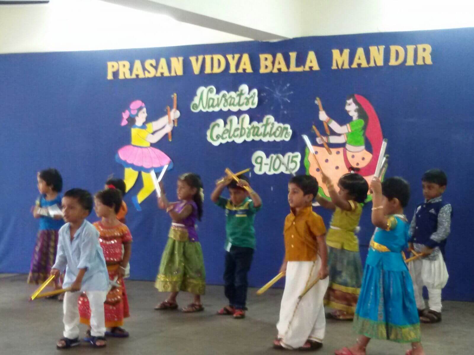  Little ones performing kolattam 