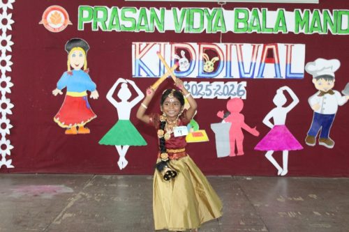 Energetic little dancer joyfully perform traditional folk steps..