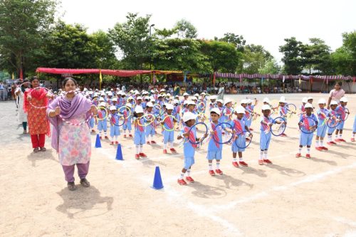 Hula hoop magic on Sports day - Pure delight
