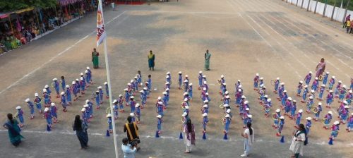 Mini hoop stars spin their magic on sports day!