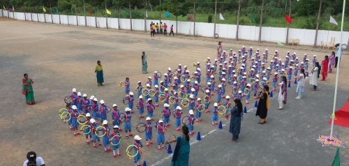 Spinning fun and hoop delight, as our mini stars shine bright!