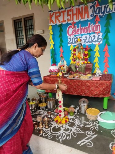 The Puja filled the air with a spiritual and festive aura.