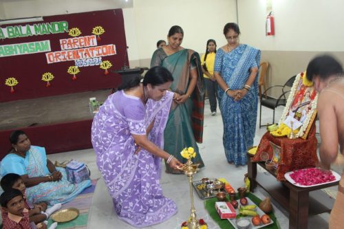 With the blessings of god, let our wisdom of light arise and shine...